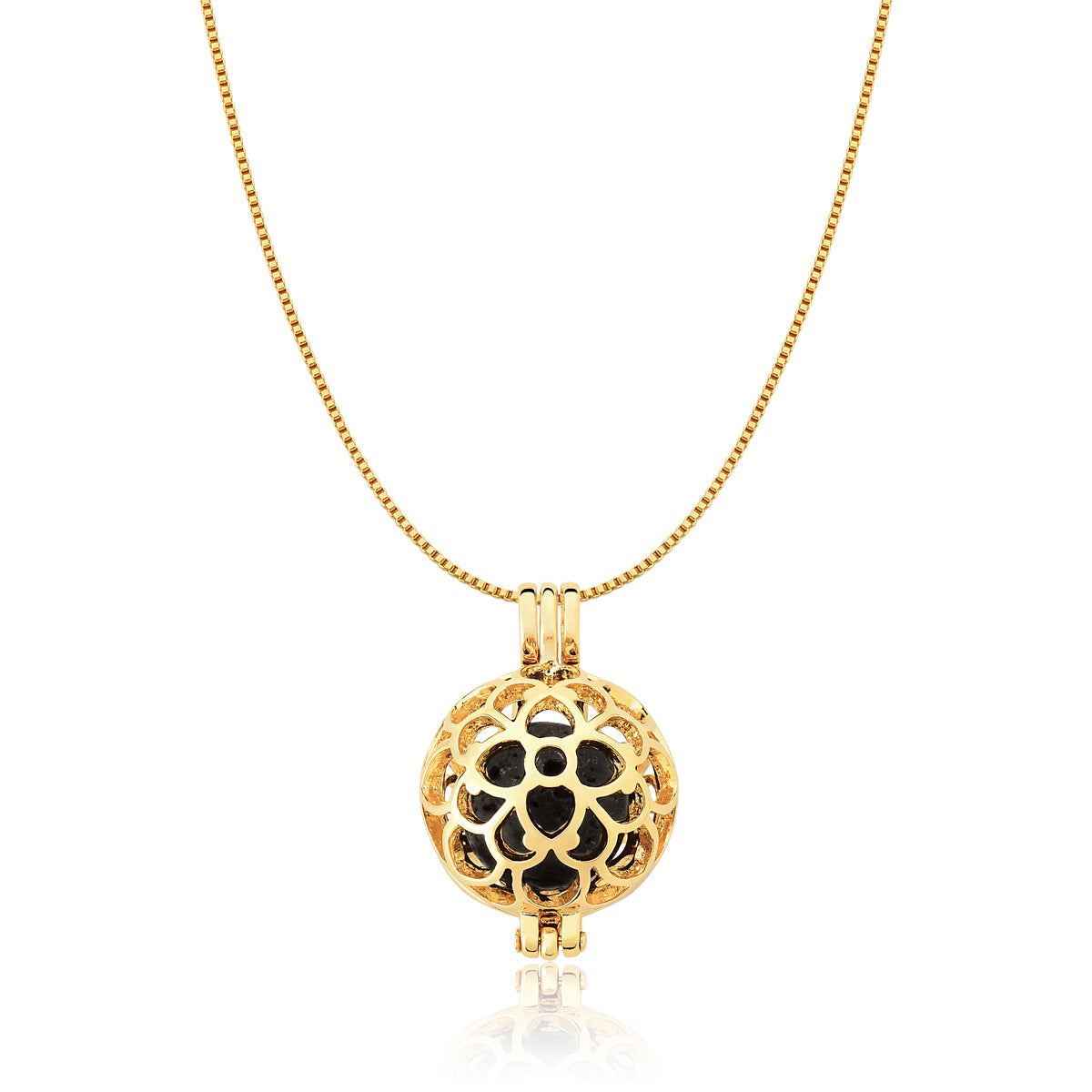 Diffuser Pendant Necklace | Gold Plated
